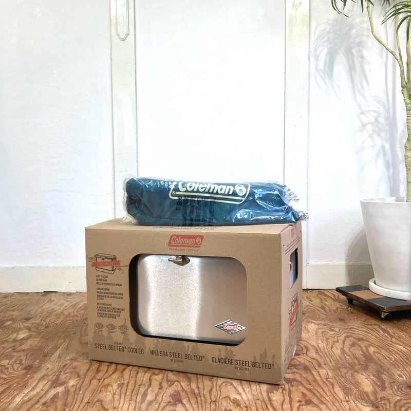 コールマン / Coleman 54QT スチールベルトクーラー スタンドセット クーラーボックス 未使用 – Restyle