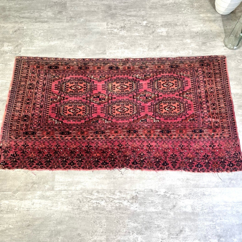 ヴィンテージラグシラーズラグトライバルラグ 128 x 82