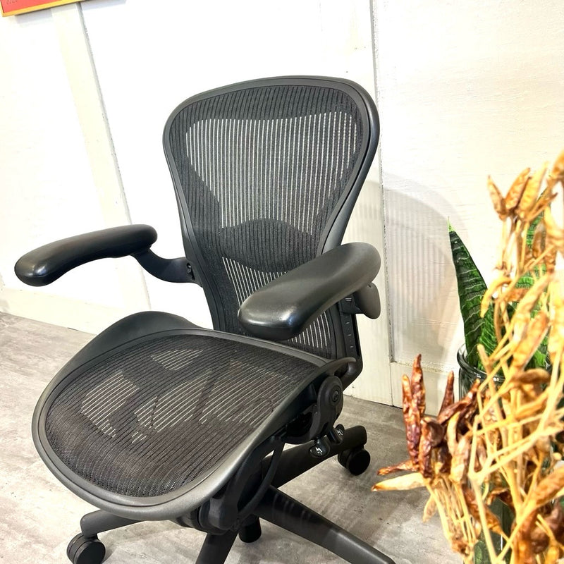 ハーマンミラー / HermanMiller アーロンチェア / Aeron Chairs クラシック ランバーサポート Size A フル装備 中古