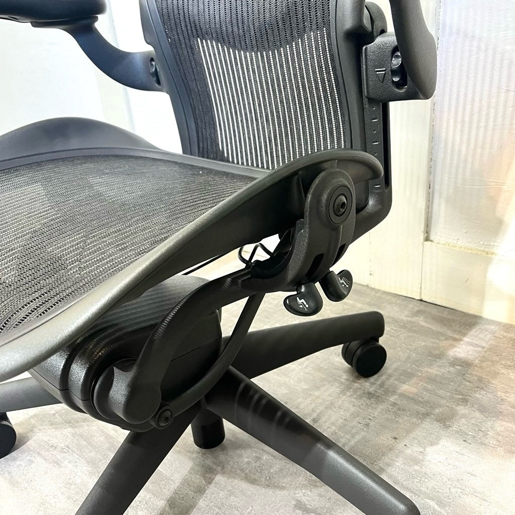 ハーマンミラー / HermanMiller アーロンチェア / Aeron Chairs クラシック ランバーサポート Size A フル装備 中古