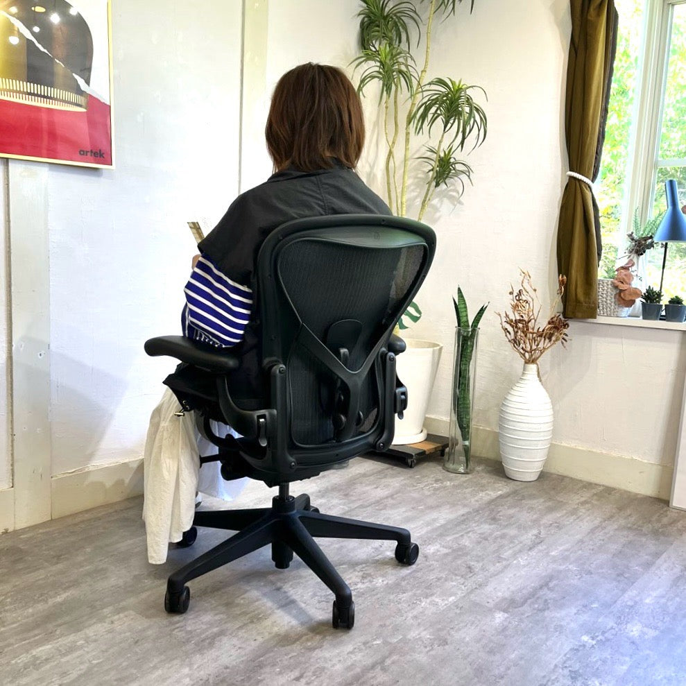 ハーマンミラー / HermanMiller アーロンチェア / Aeron Chairs ゲーミングエディション Size B フル装備 中古