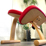 リボ / Rybo バランスチェアイージー レッド キッズチェア 姿勢がよくなる椅子