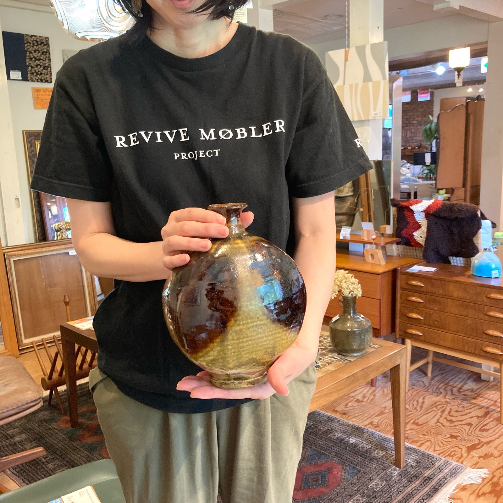 柴田雅章 花器 スリップウェア 丹波焼 工芸品 焼き物 フラワー 柴田雅章 花器 スリップウェア 丹波焼 工芸品 焼き物 フラワー
