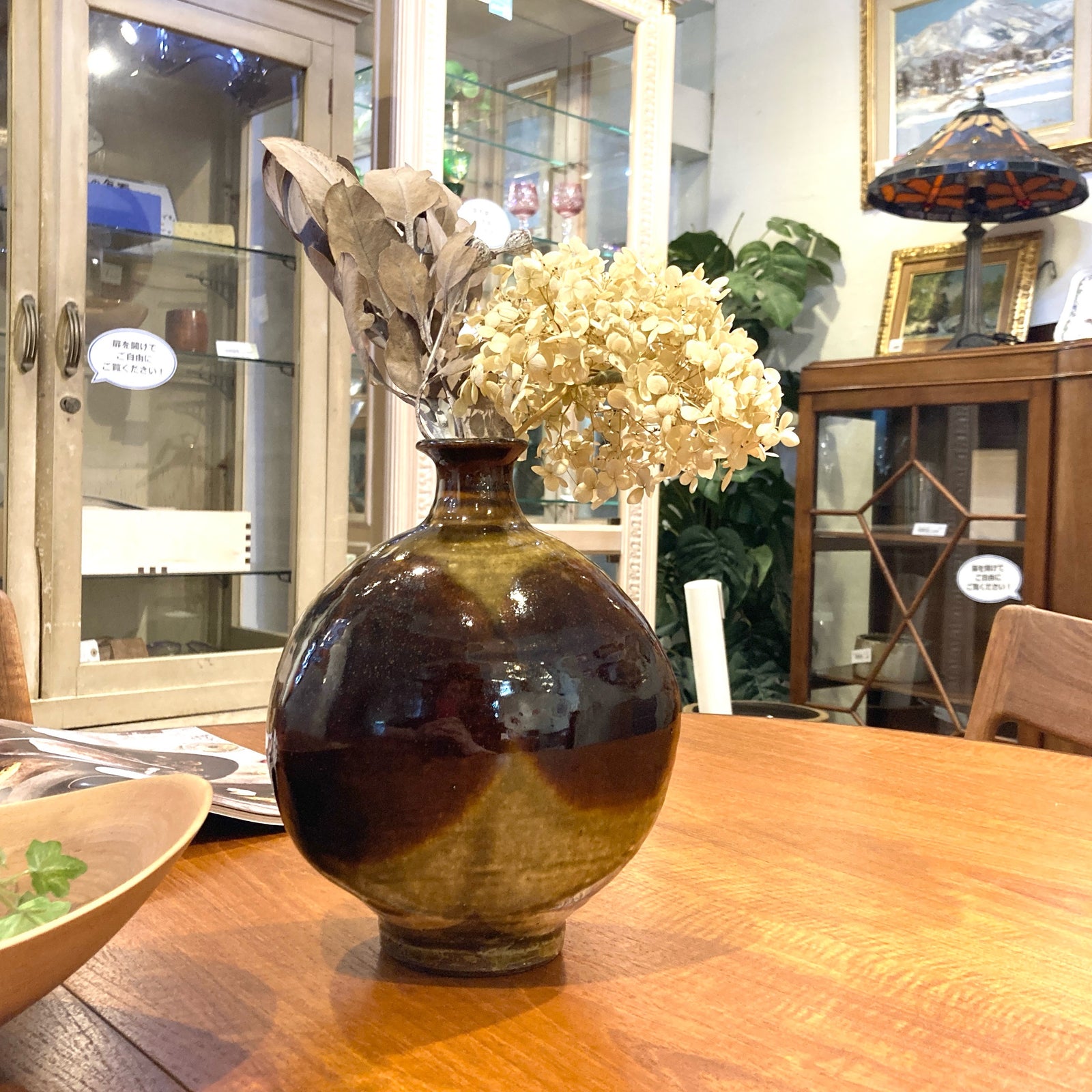 柴田雅章 花器 スリップウェア 丹波焼 工芸品 焼き物 フラワー 柴田雅章 花器 スリップウェア 丹波焼 工芸品 焼き物 フラワー