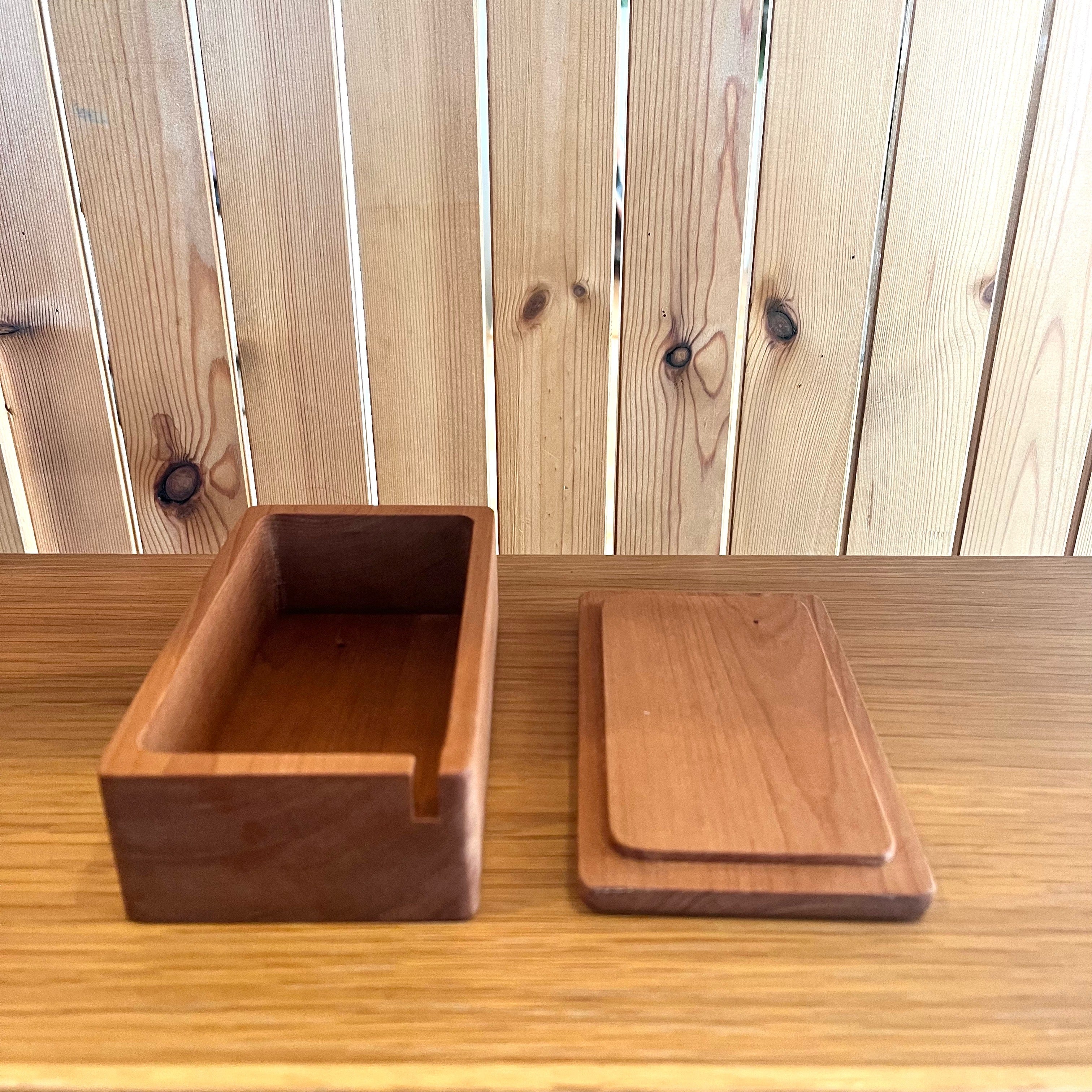 素敵な 三谷龍二 バターケース 中古 バター保存容器 木製 保存容器・ケース