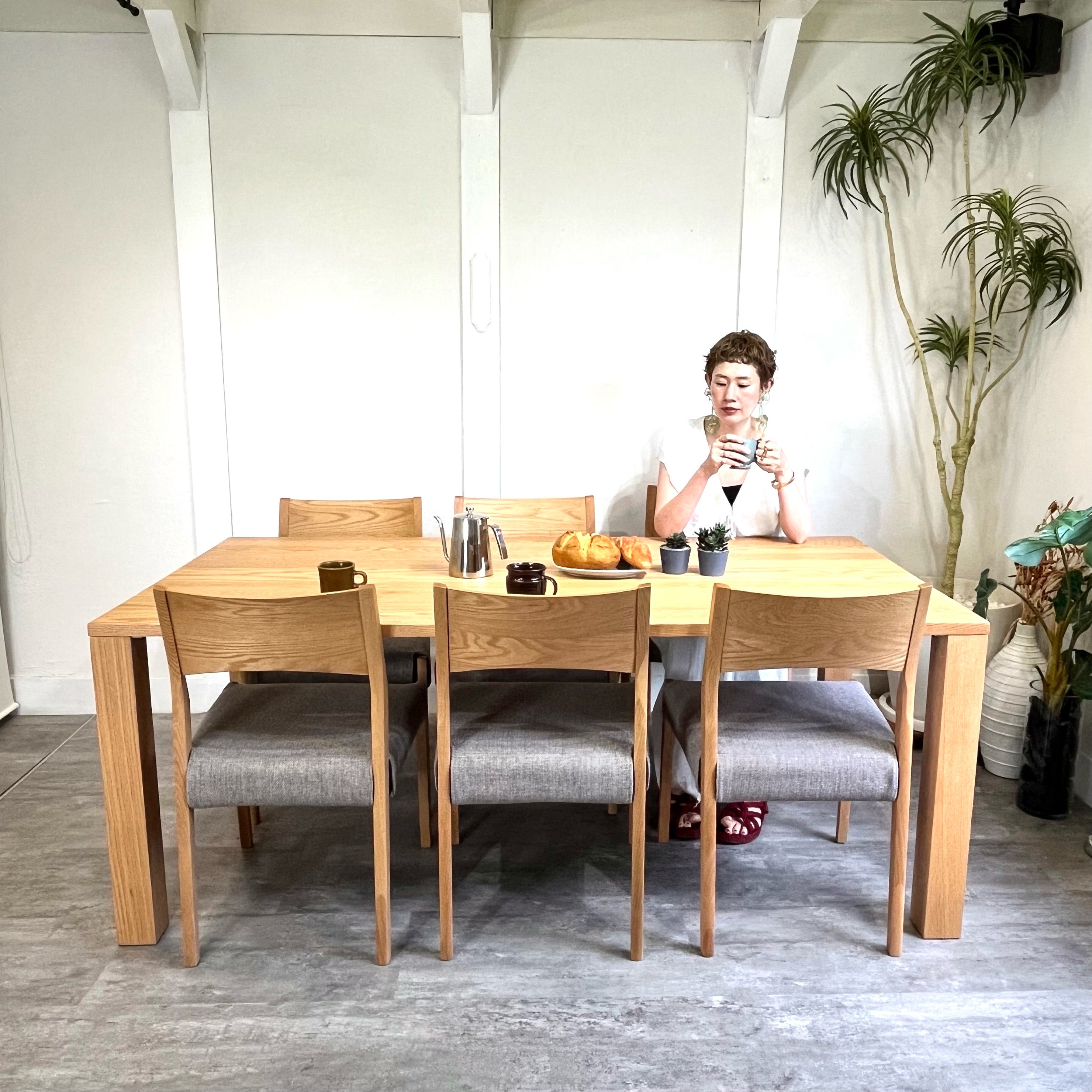第一産業高山本店 オーク材 ダイニングセット テーブル チェア 6 第一産業高山本店 オーク材 ダイニングセット テーブル チェア 6
