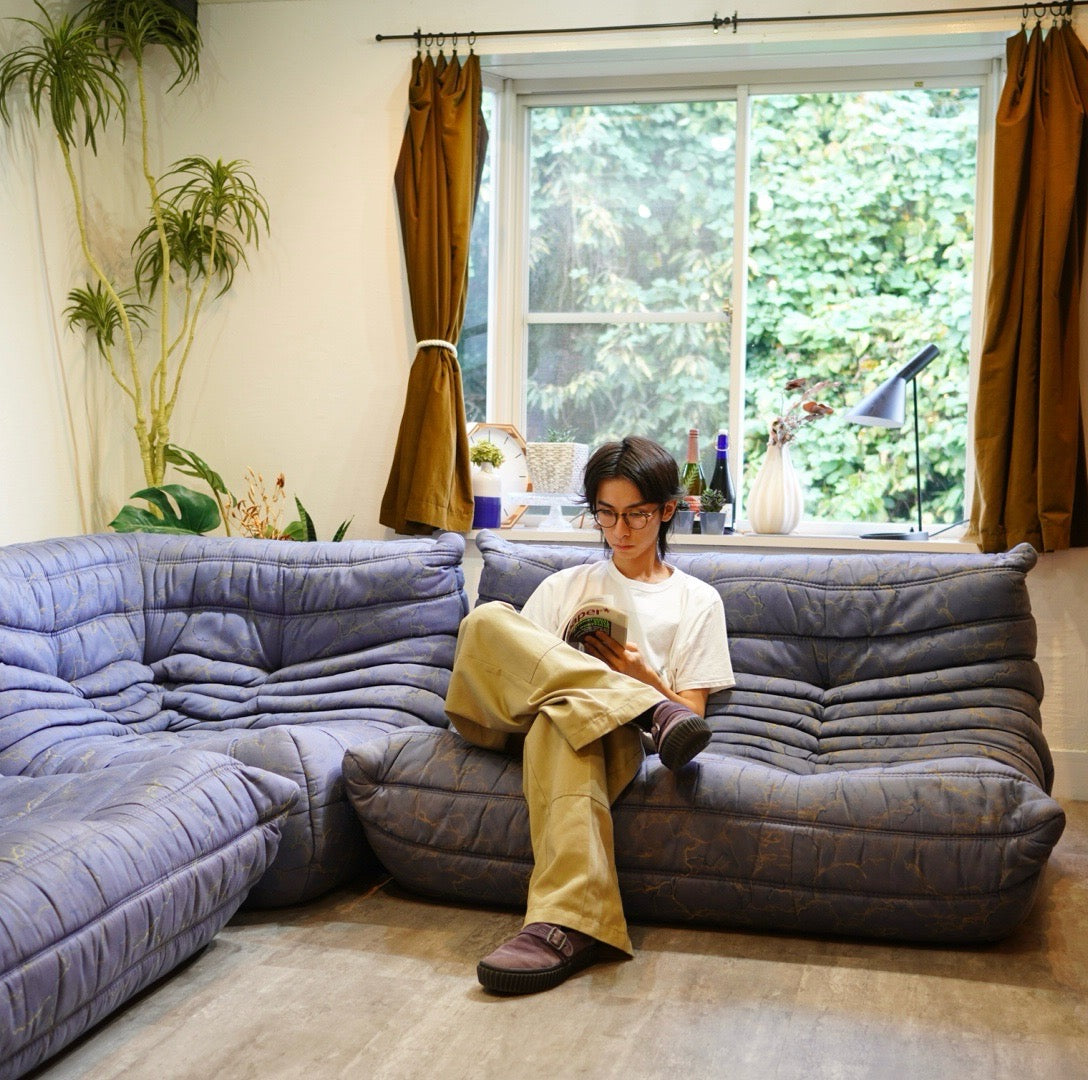 リーン・ロゼ ligne roset トーゴ 2Pソファ 2人掛け キルトカバー付き 