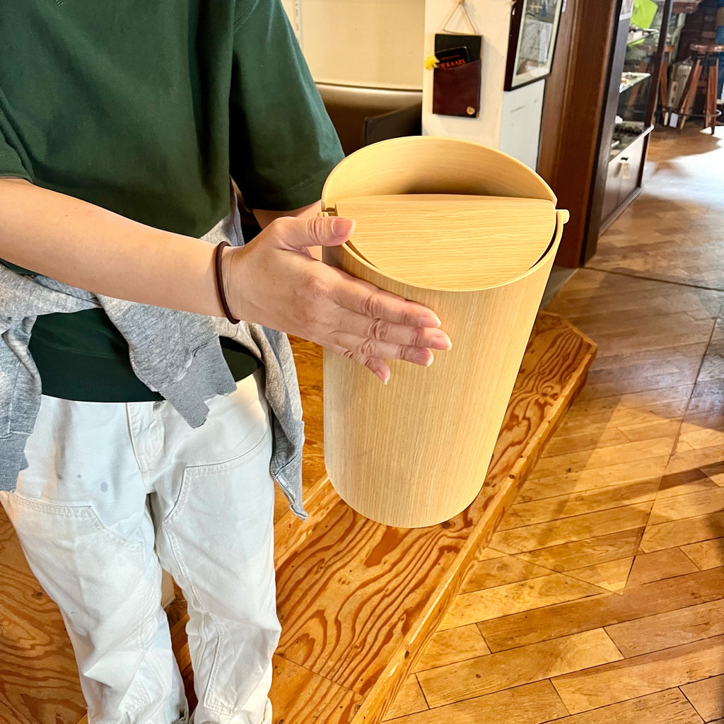 サイトーウッド / SAITO WOOD BASKET flap lid ダストボックス