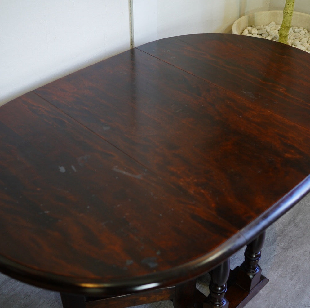 松本民芸家具 13TF型バタフライ卓 φ76cm H60cm Folding Table