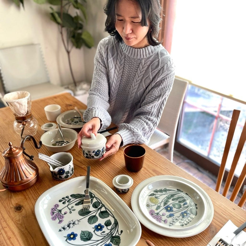 ARABIA アラビア FLORA フローラ シュガーポット＆クリーマー