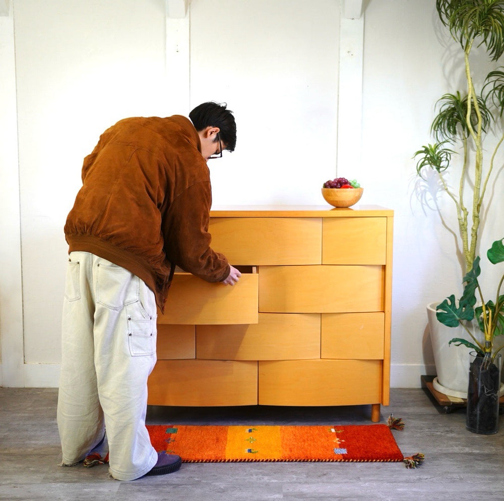 堀住木工所 タンゴ / TANGO 120 チェスト 洋服タンス 五十嵐 久枝 中古 波 グッドデザイン賞 デザイナーズ おしゃれ – Restyle