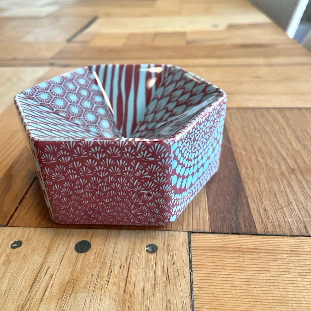 ヘイニリータフフタ　ヘキサゴンジャー　バード　小物入れ　アラビア　ルノ ヘイニリータフフタヘキサゴンジャーバード小物入れアラビアルノ