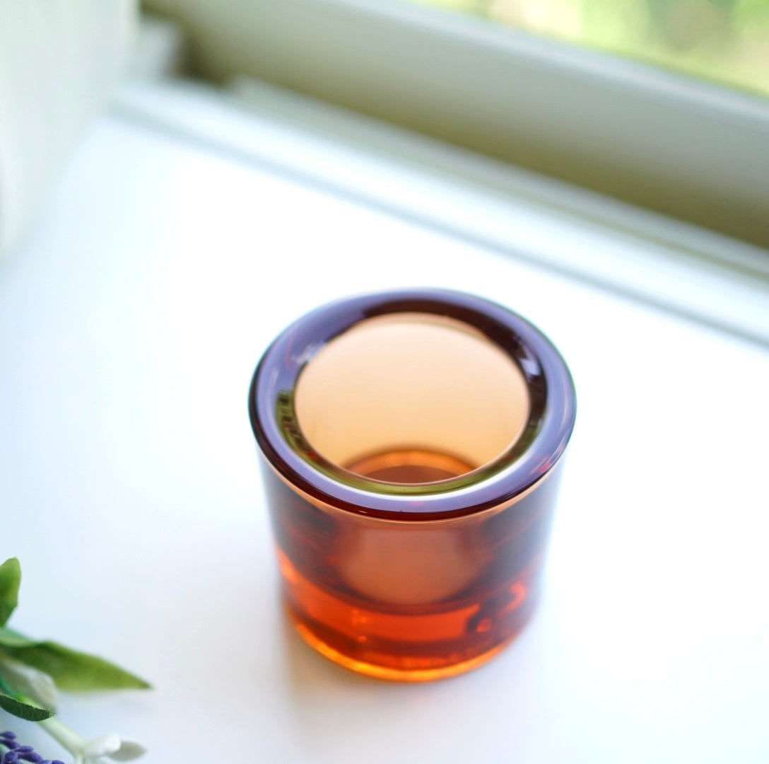 イッタラ / iittala マリメッコ / marimekko コラボ  kivi キャンドルホルダー セビリアオレンジ