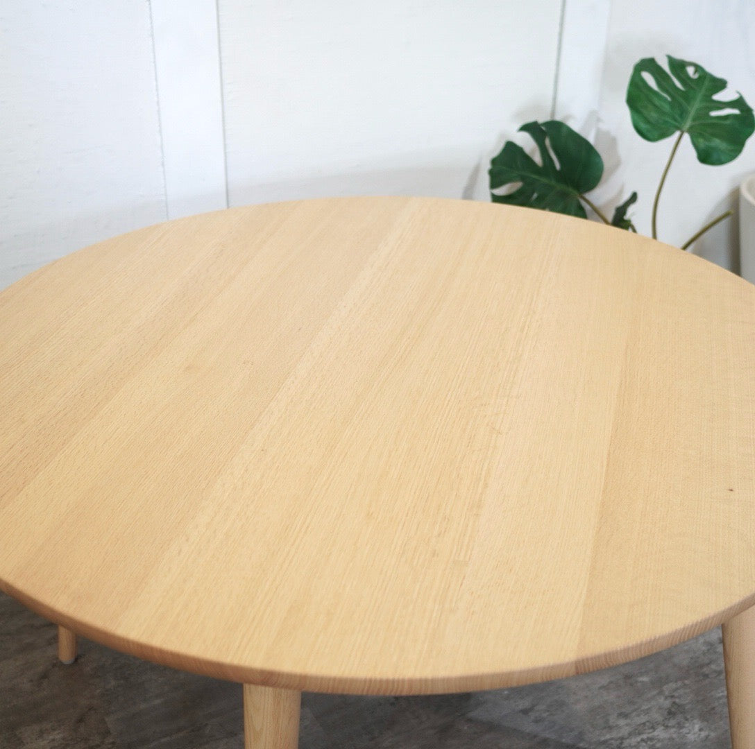 柏木工 / KASHIWA オーク材 ラウンド ダイニングテーブル CT74A9 120cm