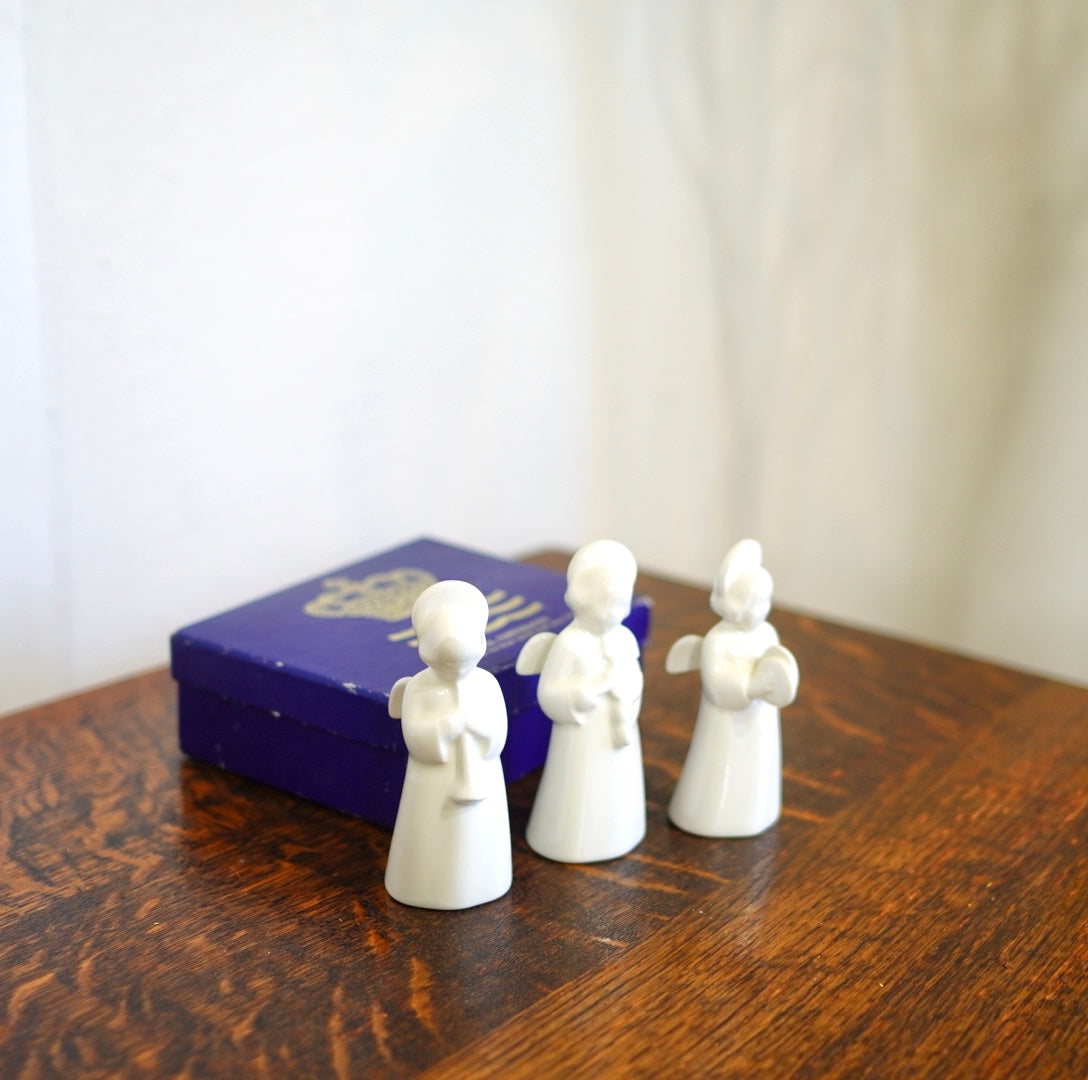 ロイヤルコペンハーゲン / ROYAL COPENHAGEN  天使の置物3点セット ヴィンテージ 北欧デンマーク