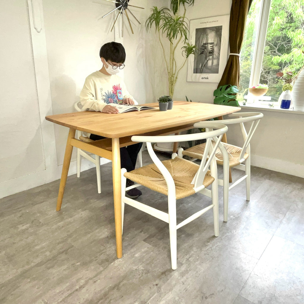 UNIT DINING TABLE with VIBO - MOMO NATURAL