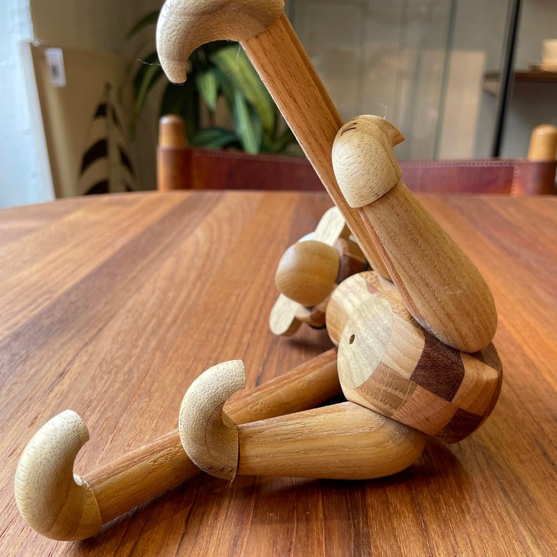 カイ・ボイスン デンマーク / KAY BOJESEN DENMARK モンキー スモール アニバーサリーエディション mixed wood クリスマスハット付 元箱付き