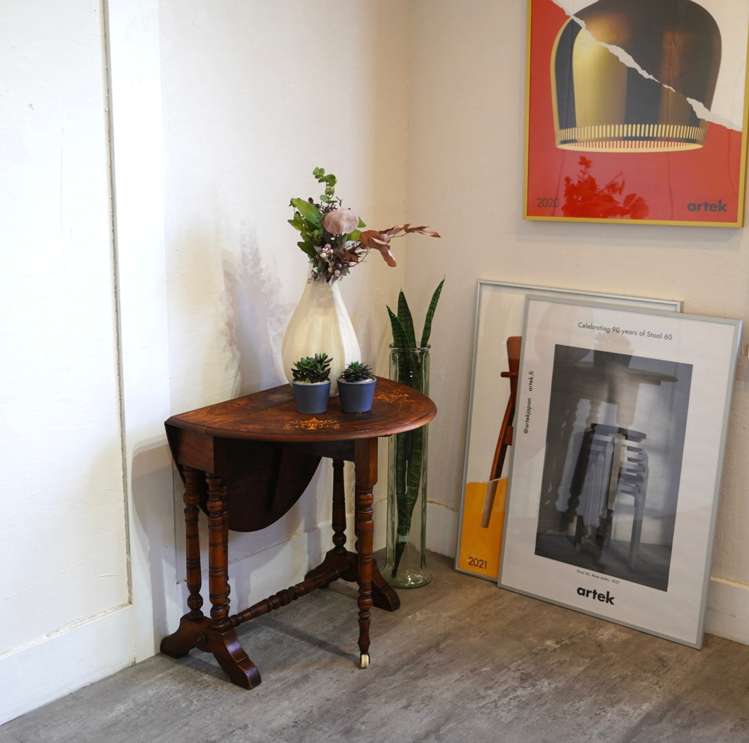 バタフライ サイドテーブル ヴィクトリアン 英国アンティーク