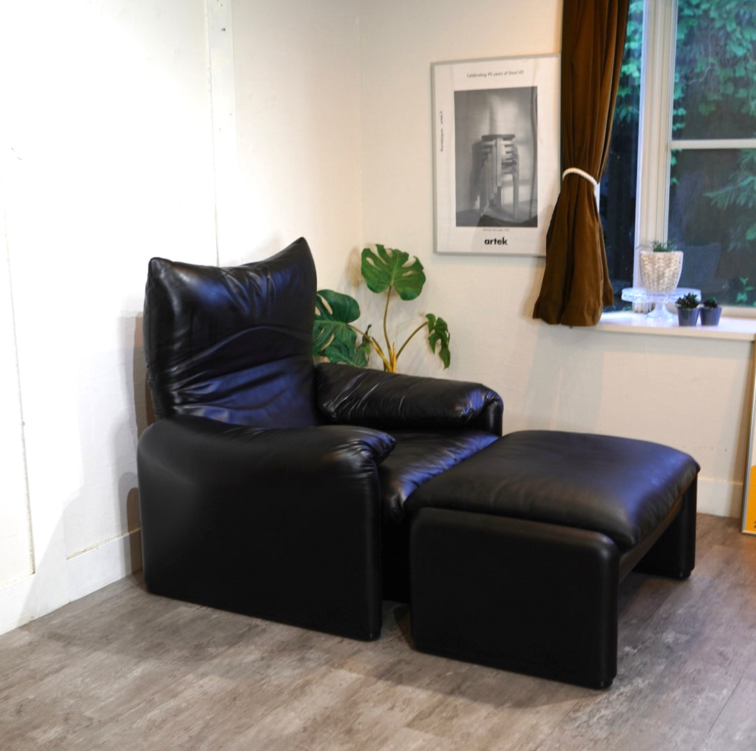 カッシーナ / Cassina 675-OT マラルンガ 本革 オットマン ヴィコ・マジストレッティ