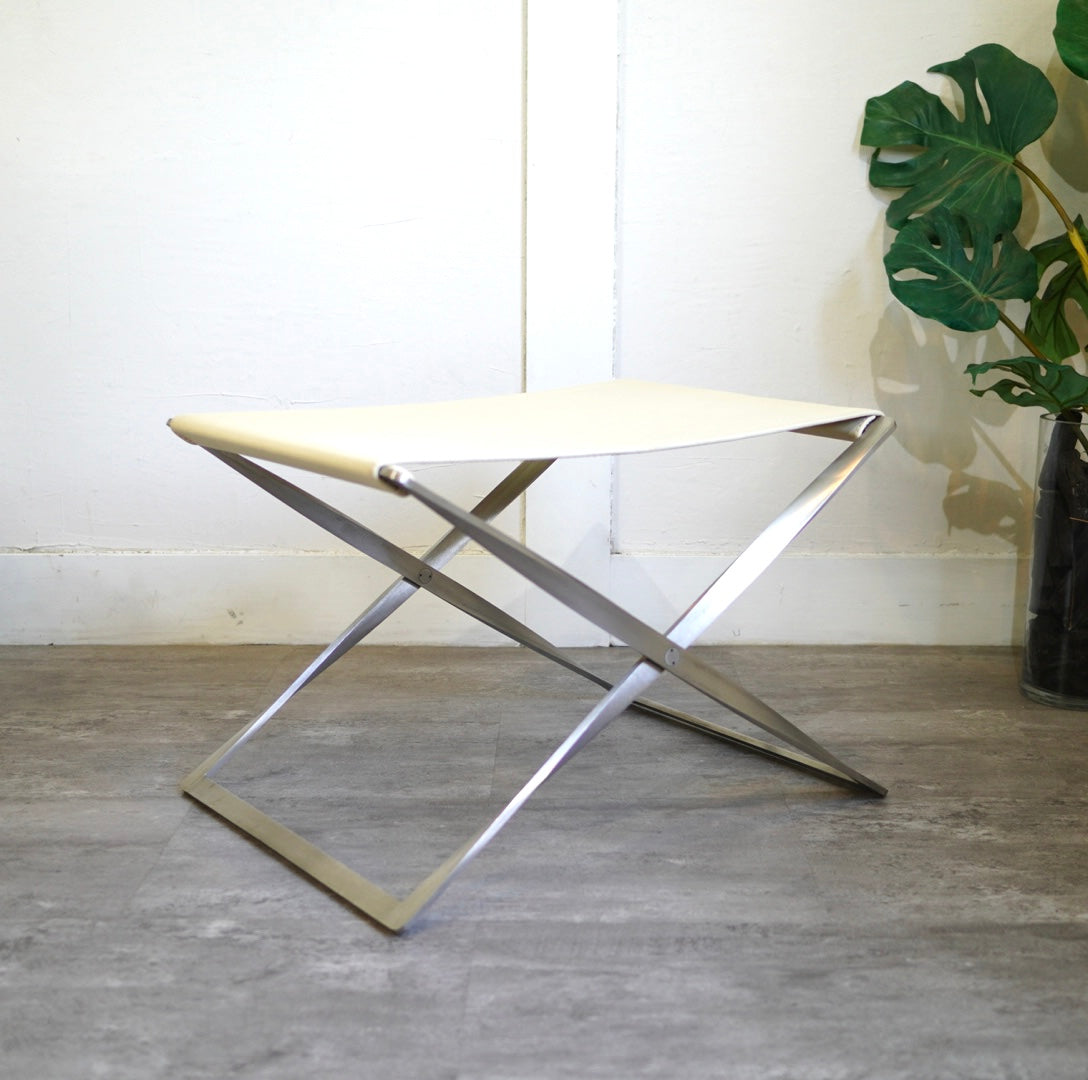 フリッツ・ハンセン / FRITZ HANSEN PK91 スツール ポールケアホルム 革 北欧 デンマーク
