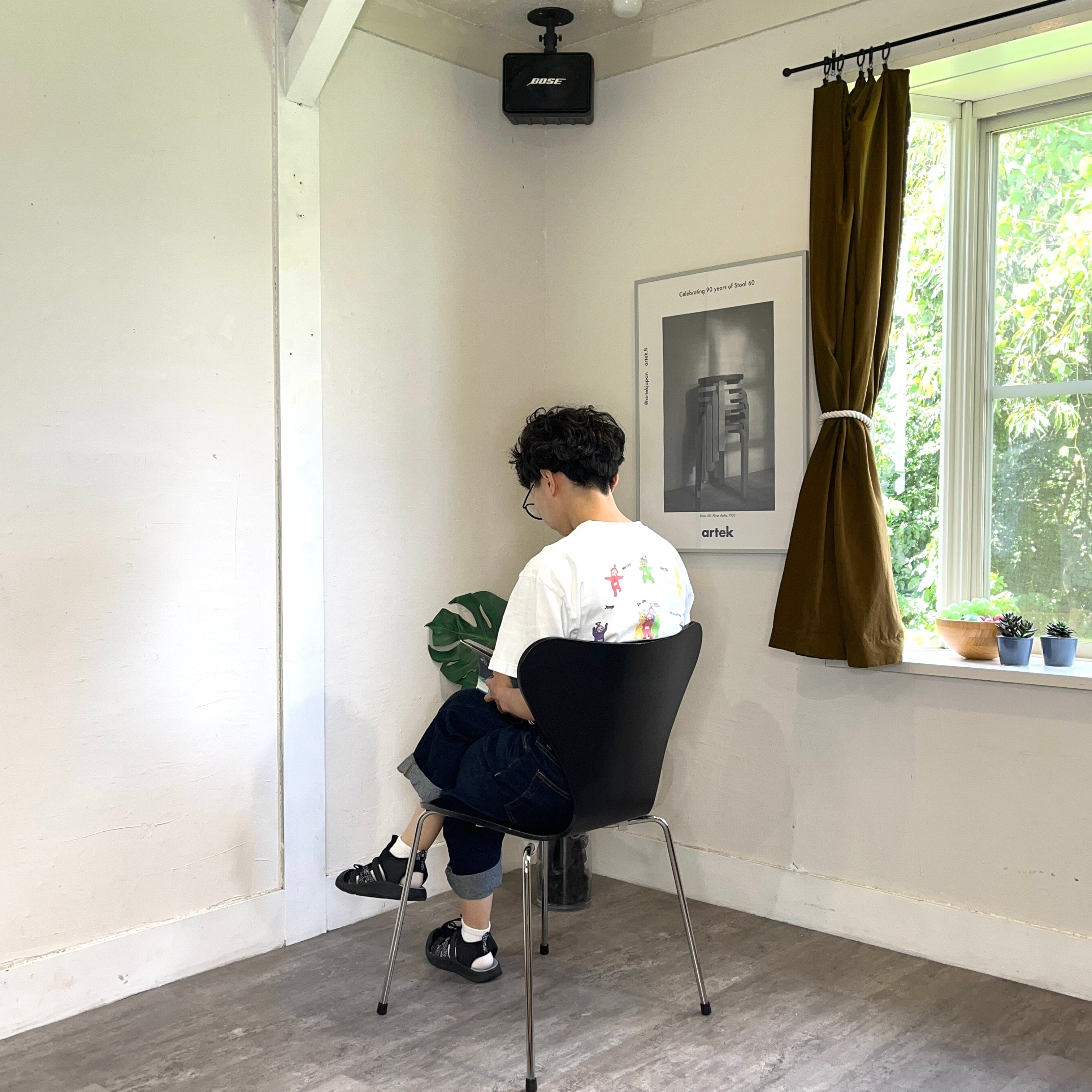 フリッツ・ハンセン / FRITZ HANSEN  セブンチェア / seven chair カラードアッシュ ブラック アルネ・ヤコブセン 北欧