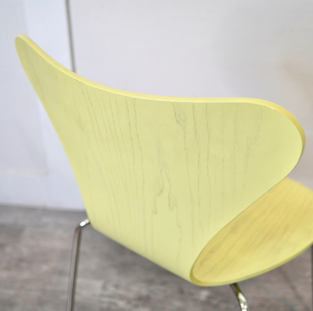 フリッツハンセン / FRITZ HANSEN  セブンチェア / seven chair カラードアッシュ レモンライム アルネ・ヤコブセン 北欧
