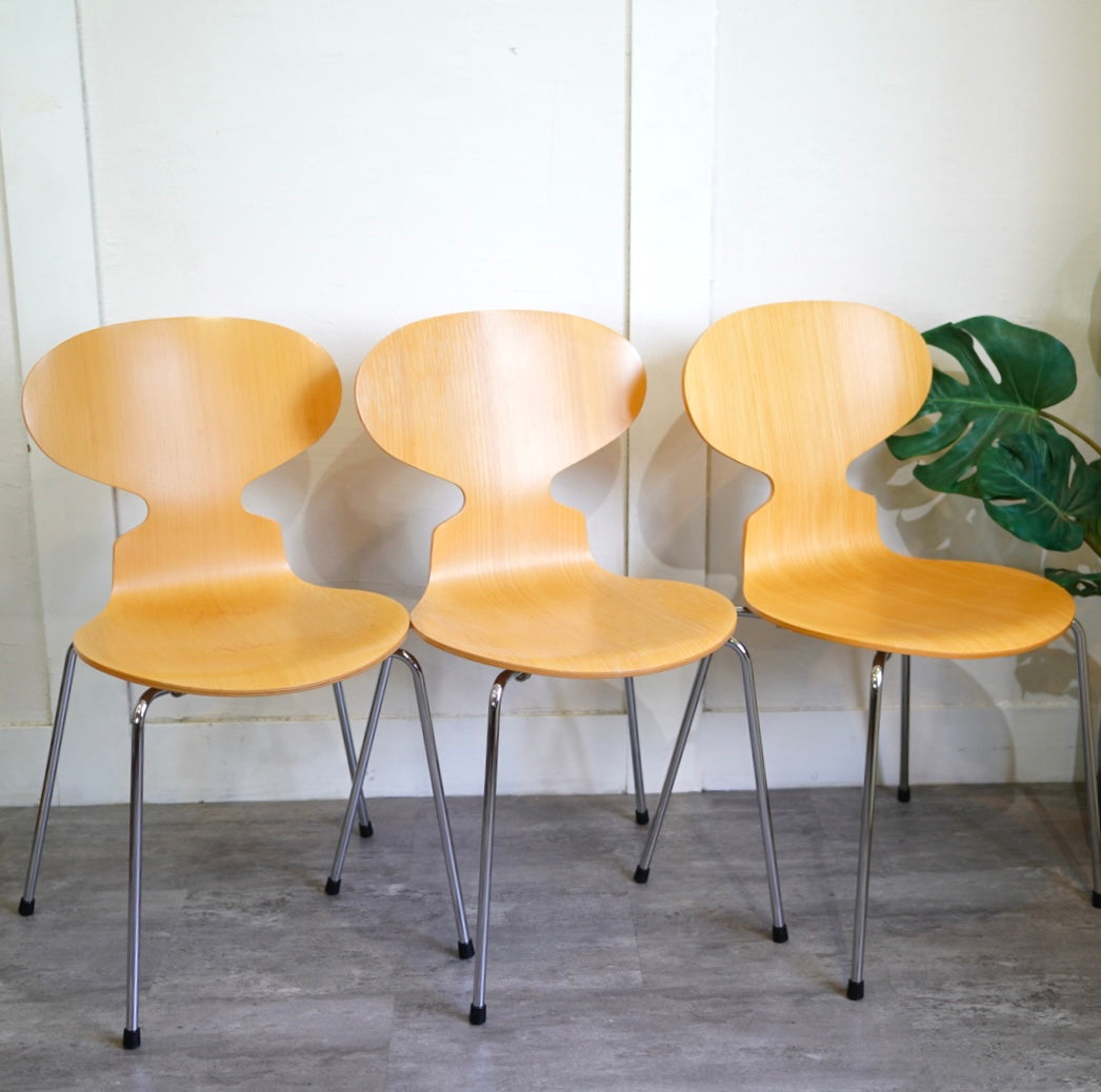 正規品 1997年製ヴィンテージ フリッツハンセン「アントチェア」 ビーチ材 フリッツハンセン / FRITZ HANSEN アントチェア / antchair ナチュラル