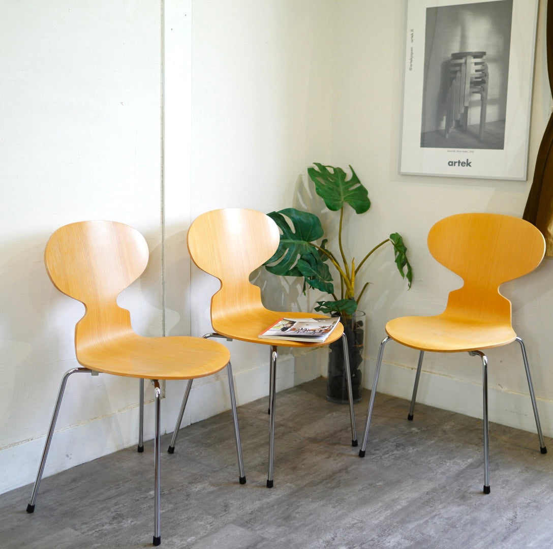 フリッツハンセン / FRITZ HANSEN アントチェア / antchair ナチュラルウッド ビーチ アルネ・ヤコブセン