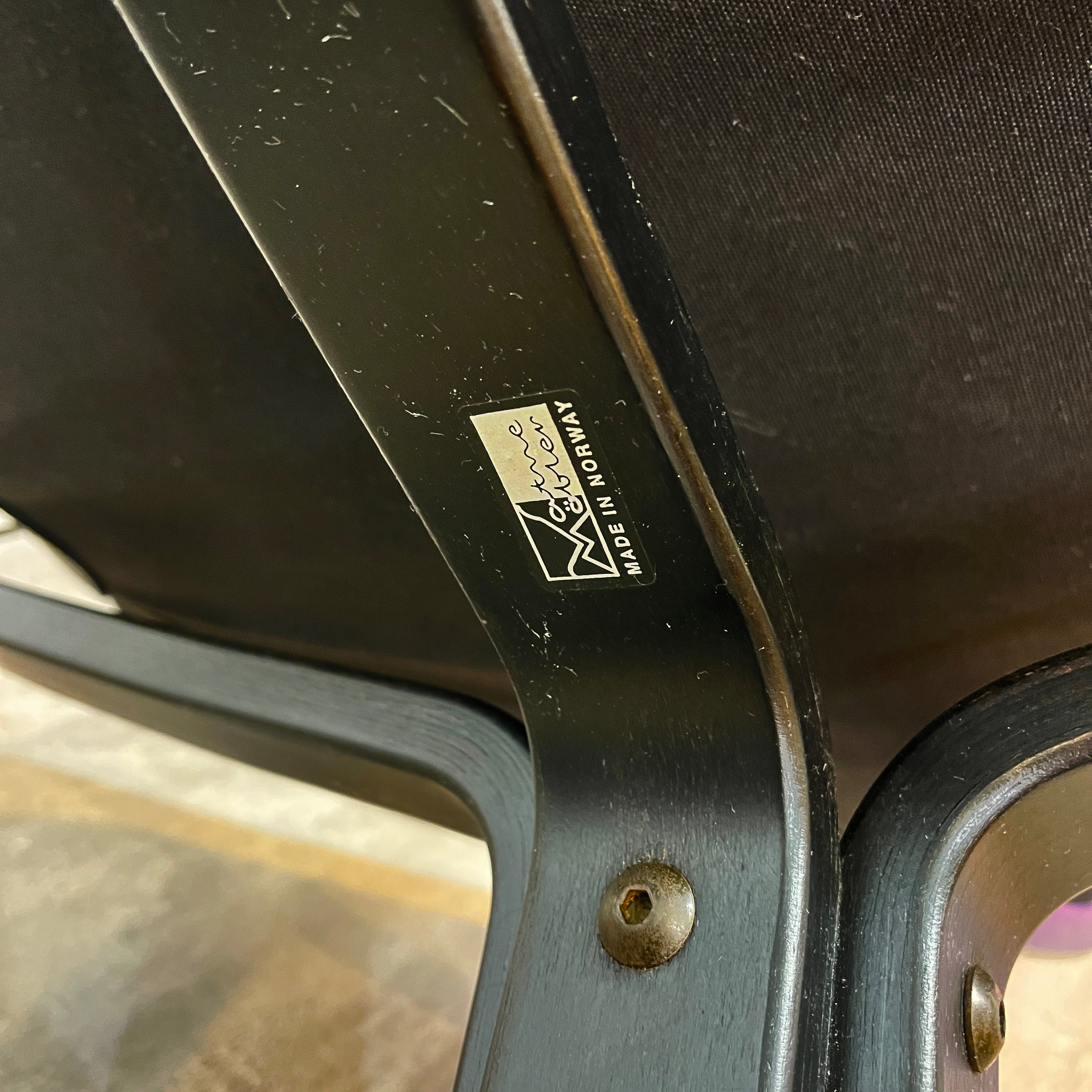 バットネ / Vatne ファルコンチェア＆オットマン 本革 北欧