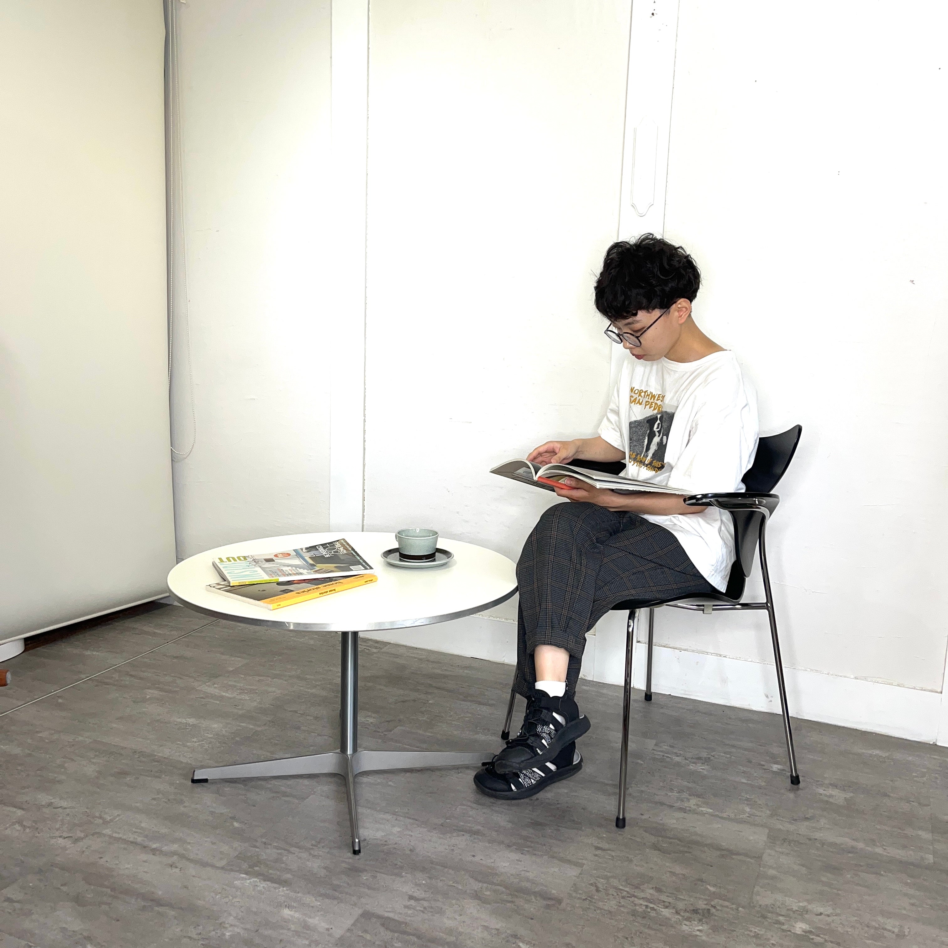 フリッツ・ハンセン / FRITZ HANSEN テーブルシリーズ A222 円形 コーヒーテーブル