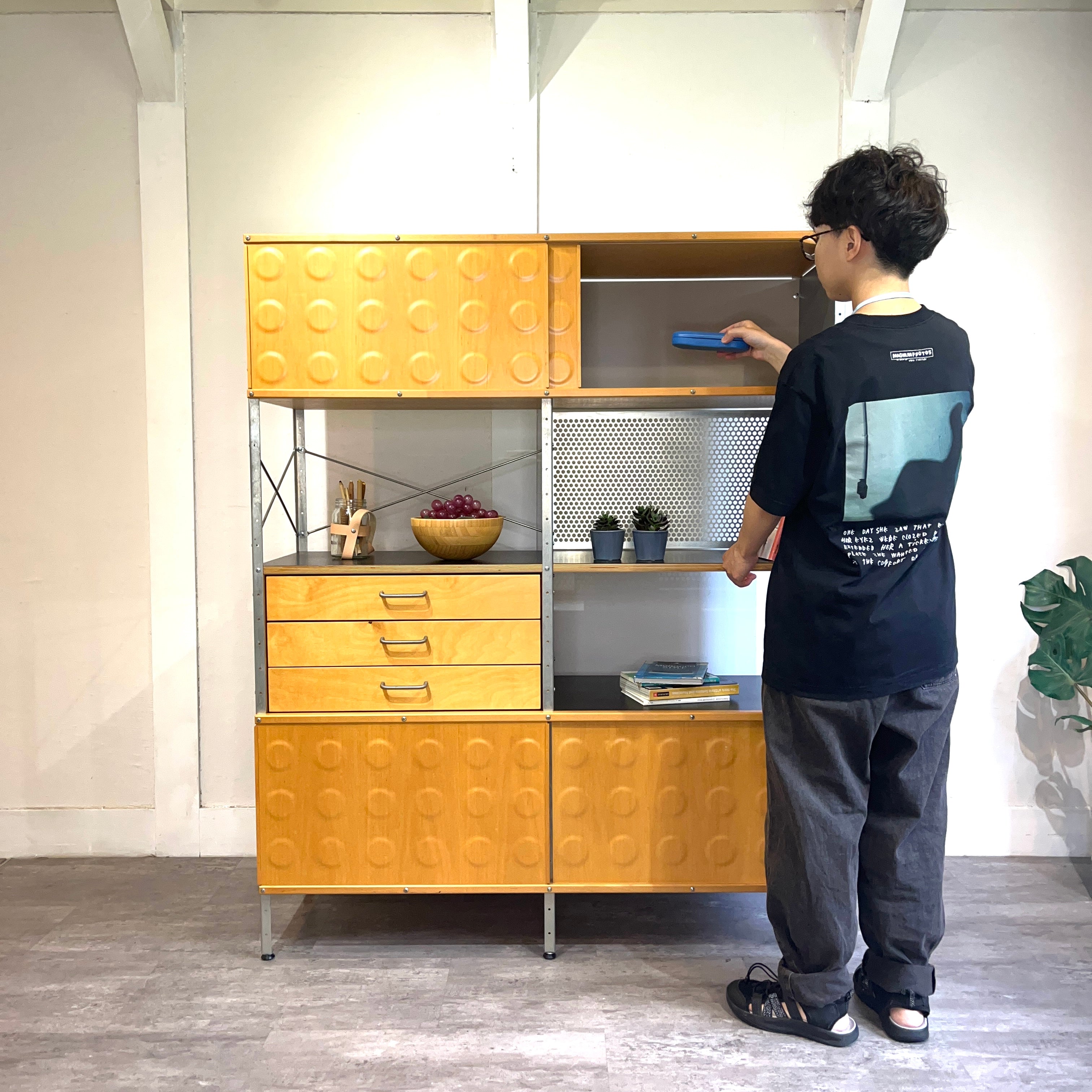 ハーマンミラー /  Herman Miller ストレージユニット チャールズ＆レイ・イームズ ビーチ