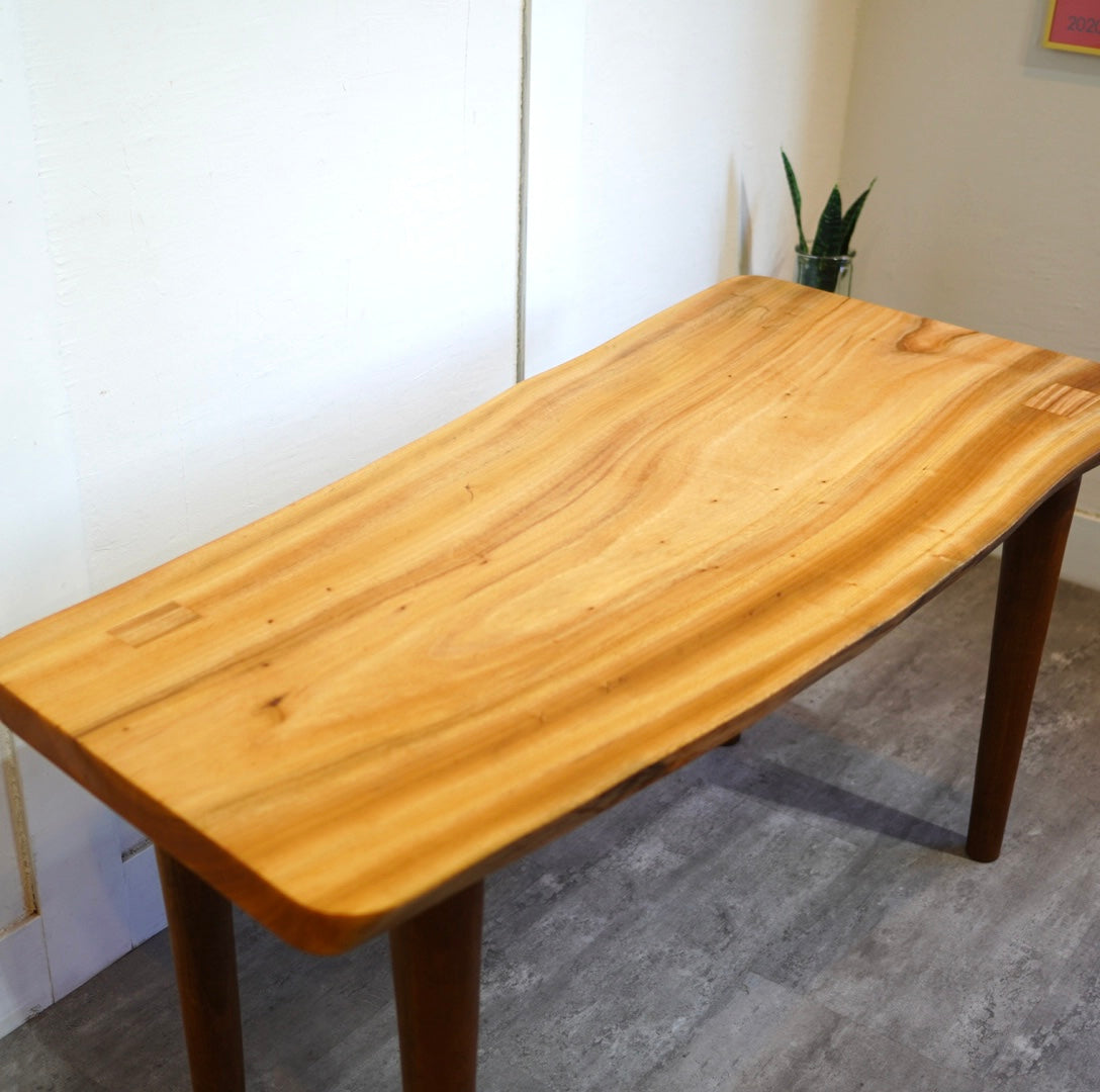 楠 一枚板 テーブル  W135