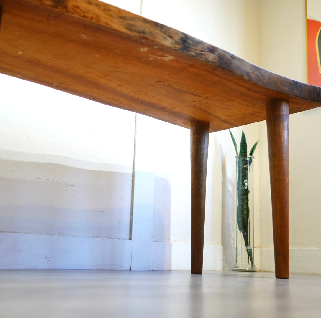 楠 一枚板 テーブル  W135