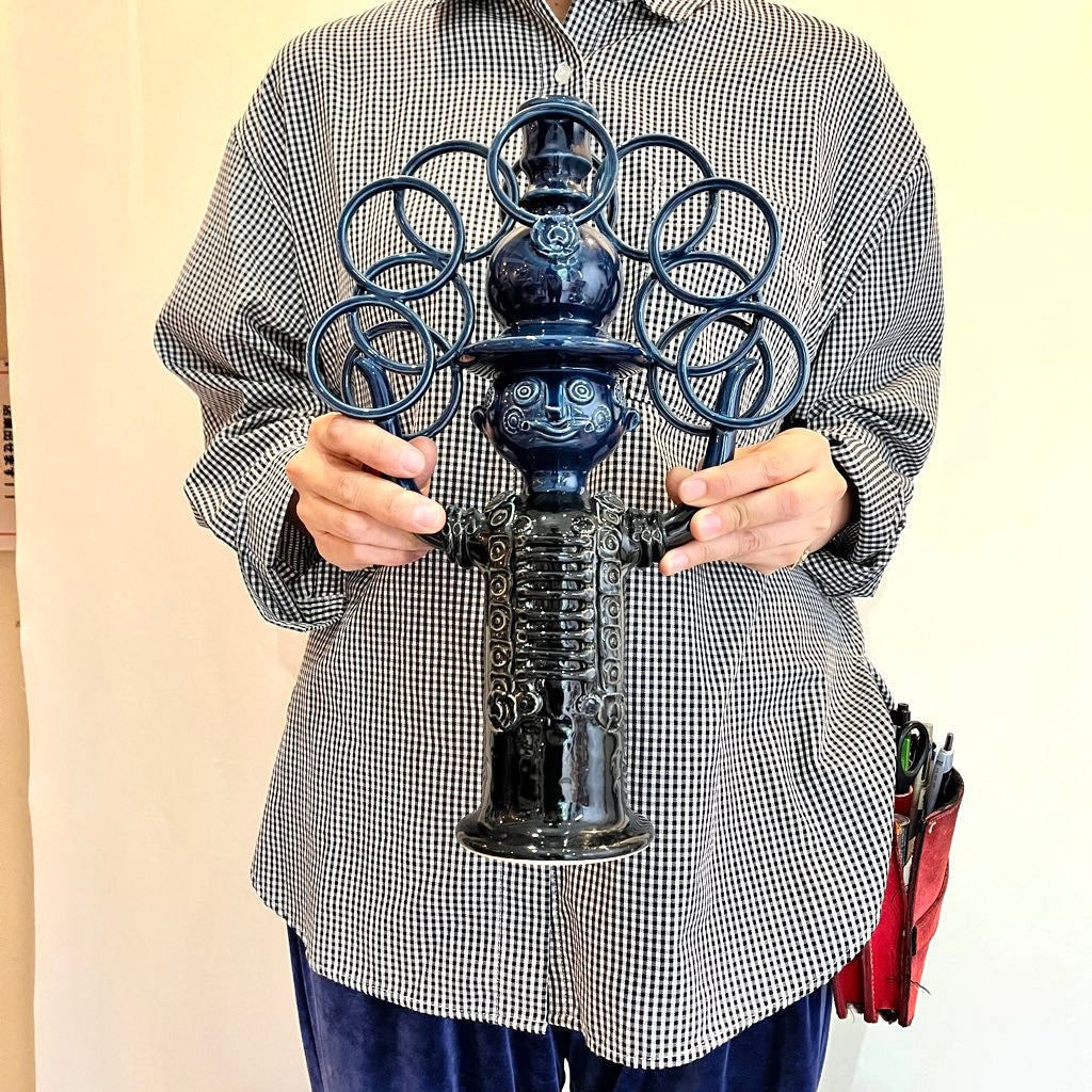 ローゼンタール / Rosenthal  キャンドルホルダー 「ザ・ジャグラー」ビョルン・ヴィンブラッド 陶器 ヴィンテージ