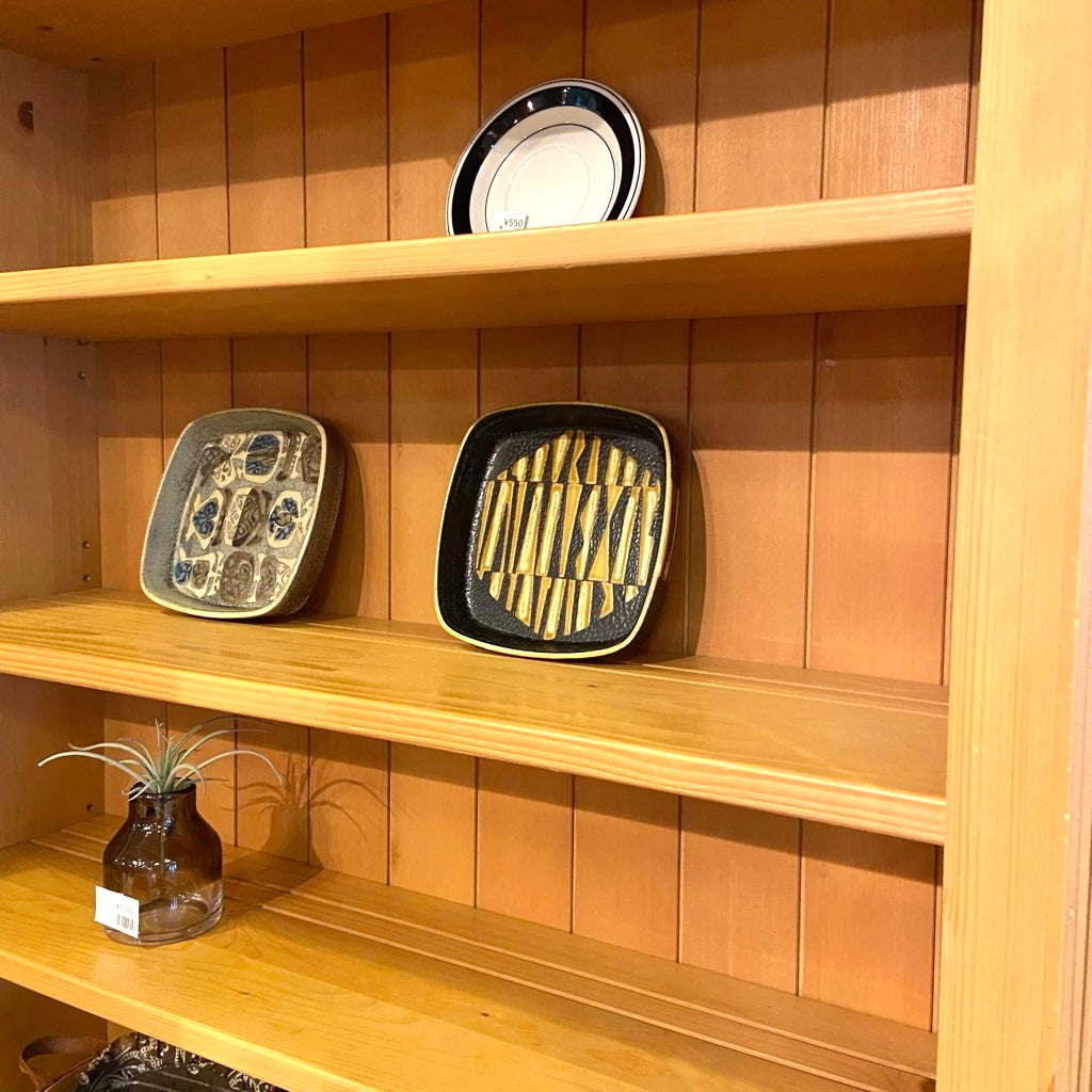 ロイヤルコペンハーゲン / Royal Copenhagen バッカ / BACA 角皿 黒と