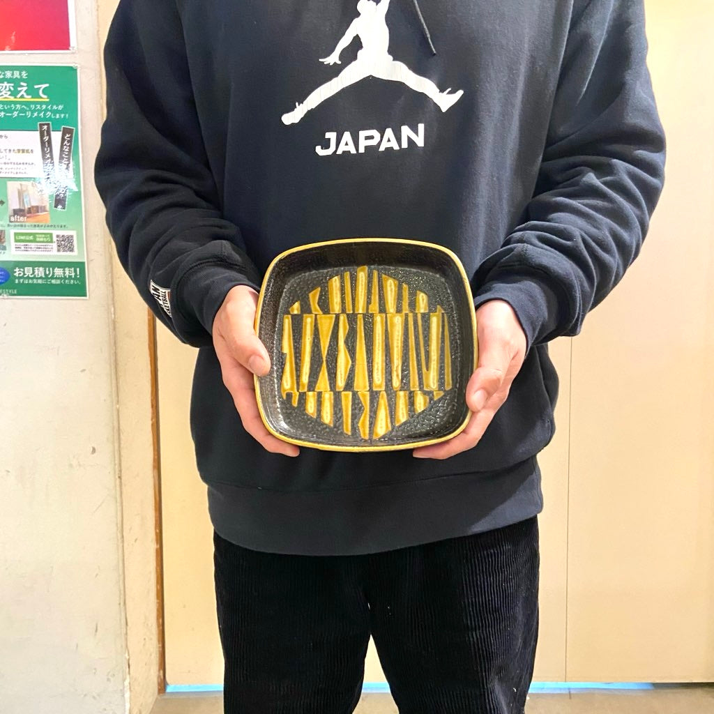 ロイヤルコペンハーゲン / Royal Copenhagen バッカ / BACA 角皿 黒と