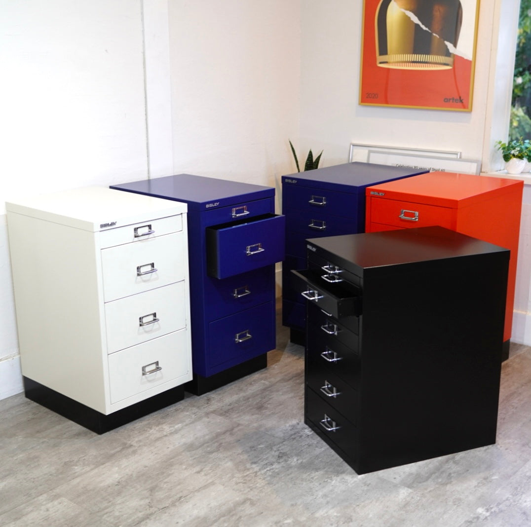 ビスレー / BISLEY A3キャビネット 引き出し6段 レッド 中古 引出し