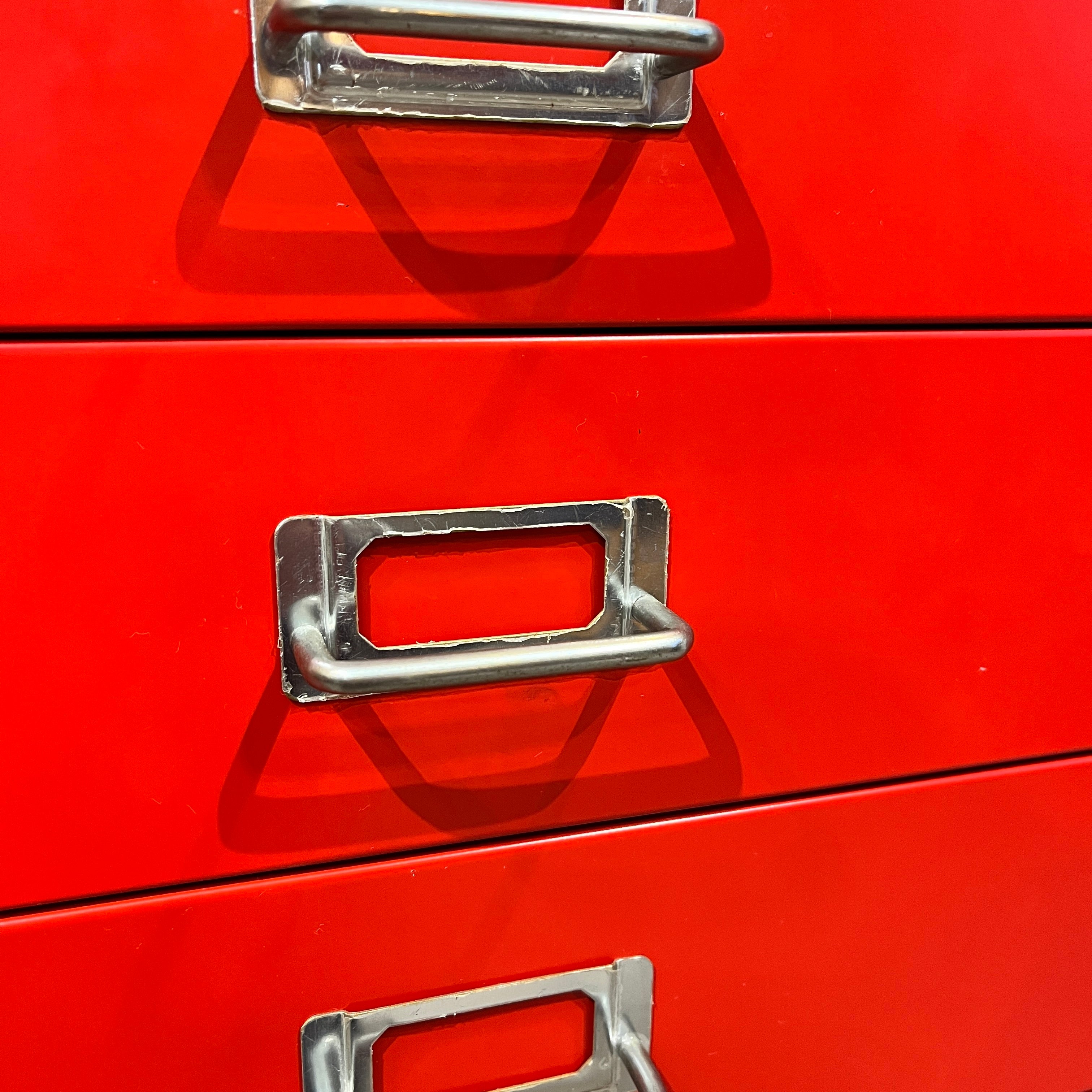 ビスレー / BISLEY A3キャビネット 引き出し6段 レッド 中古 引出し