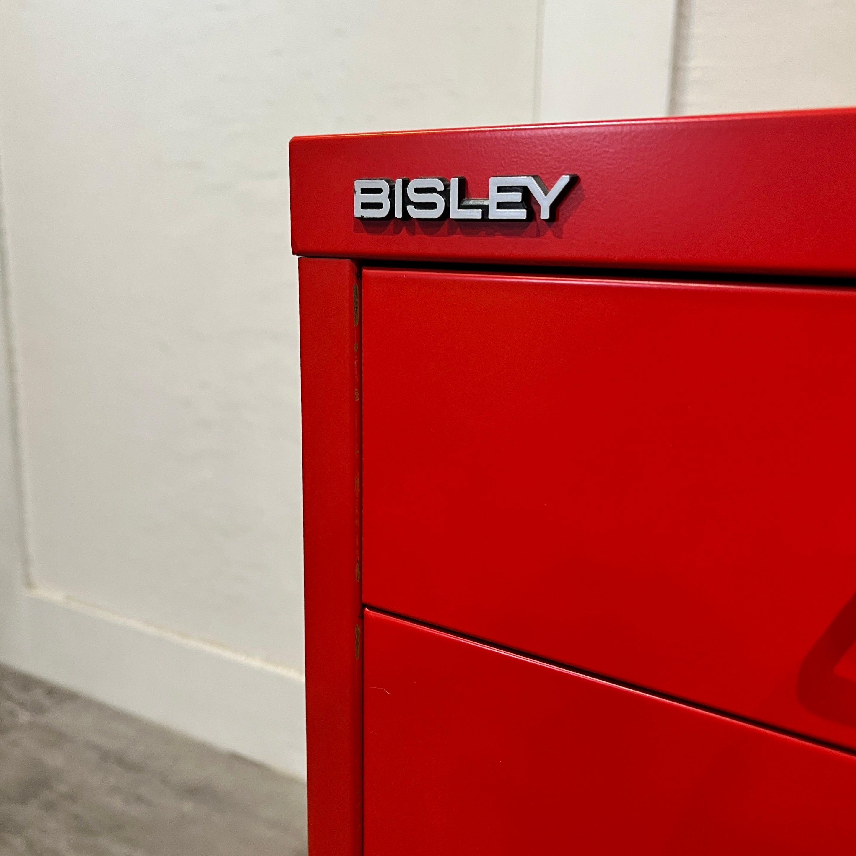ビスレー / BISLEY A3キャビネット 引き出し6段 レッド 中古 引出し