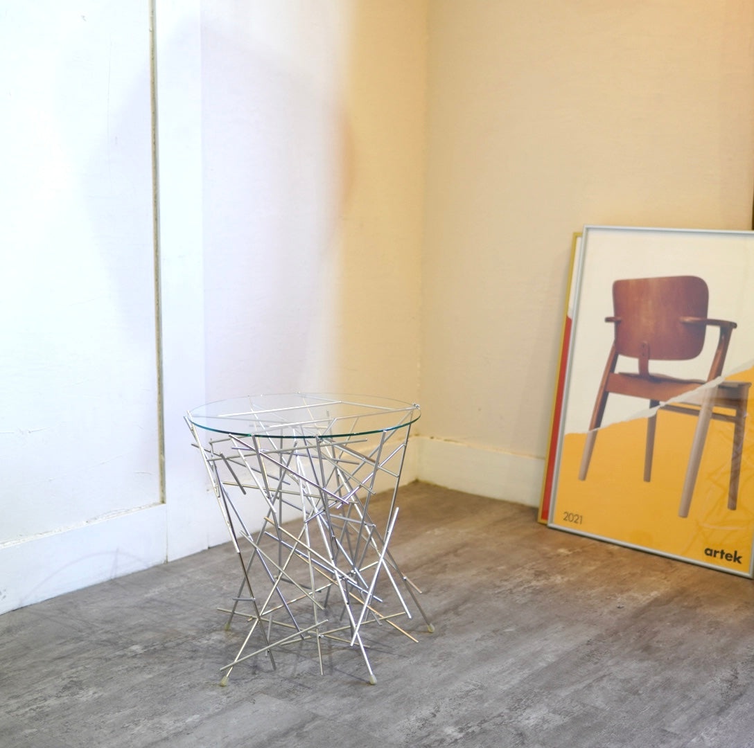 アレッシィ / ALESSI ブロウアップ スモール ガラステーブル / BLOW UP SMALL TABLE フラテリ・カンパーナ