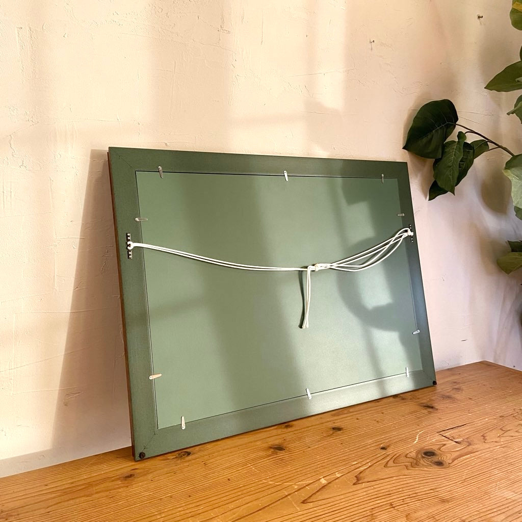 ルノワール 「読書をする二人の少女」ポスター 額装