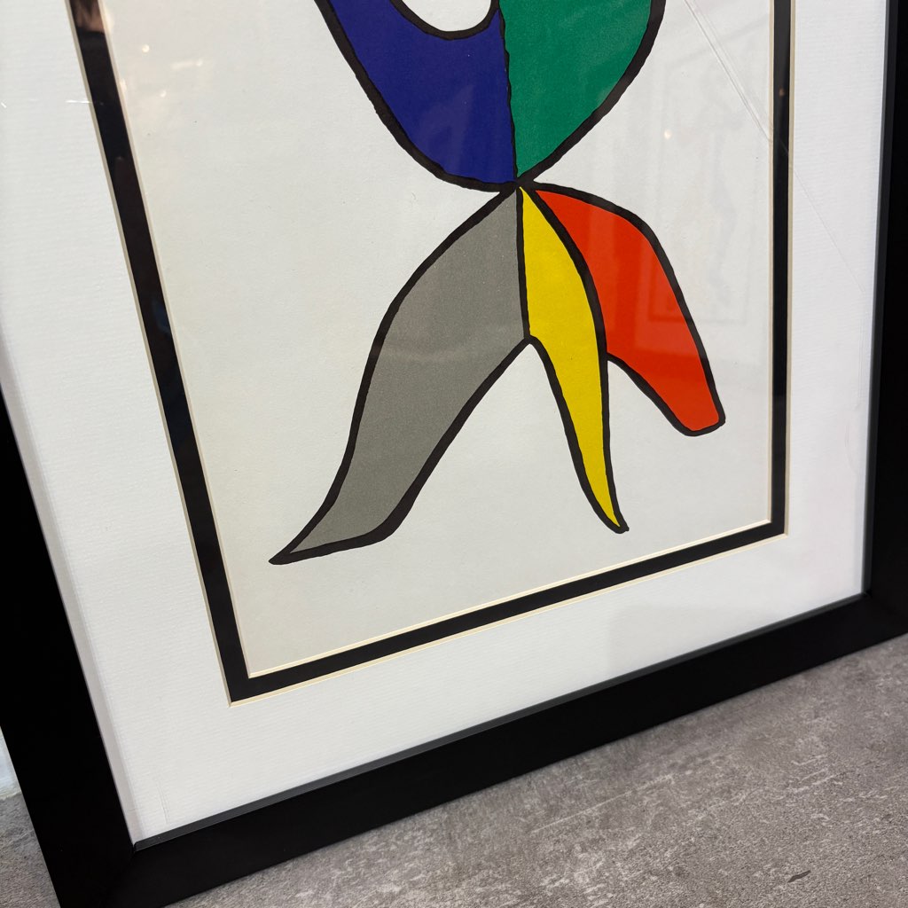 アレクサンダー・カルダー / Alexander Calder リトグラフ 抽象画 【3】「Stabiles」1963年  鑑定書付