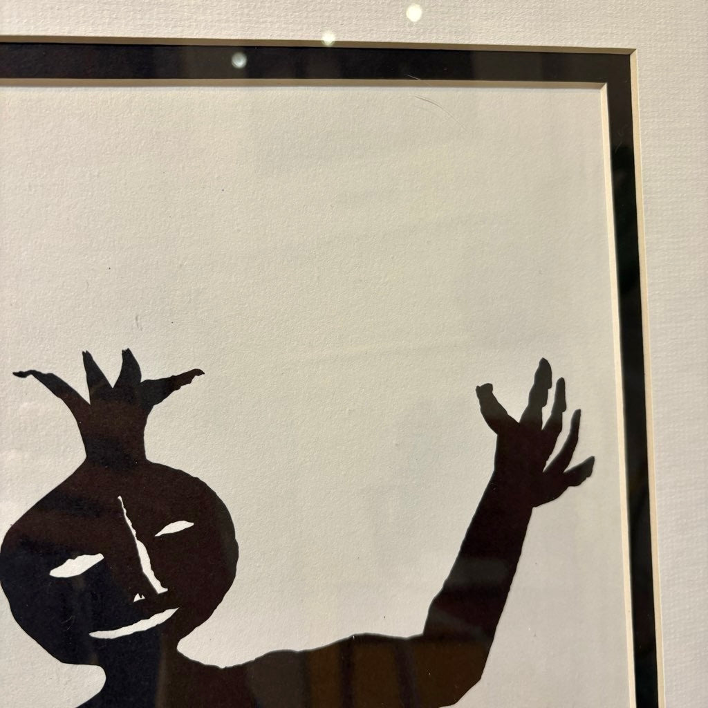 アレクサンダー・カルダー / Alexander Calder リトグラフ 抽象画 【5】「Three Legged Man」1975年  鑑定書付