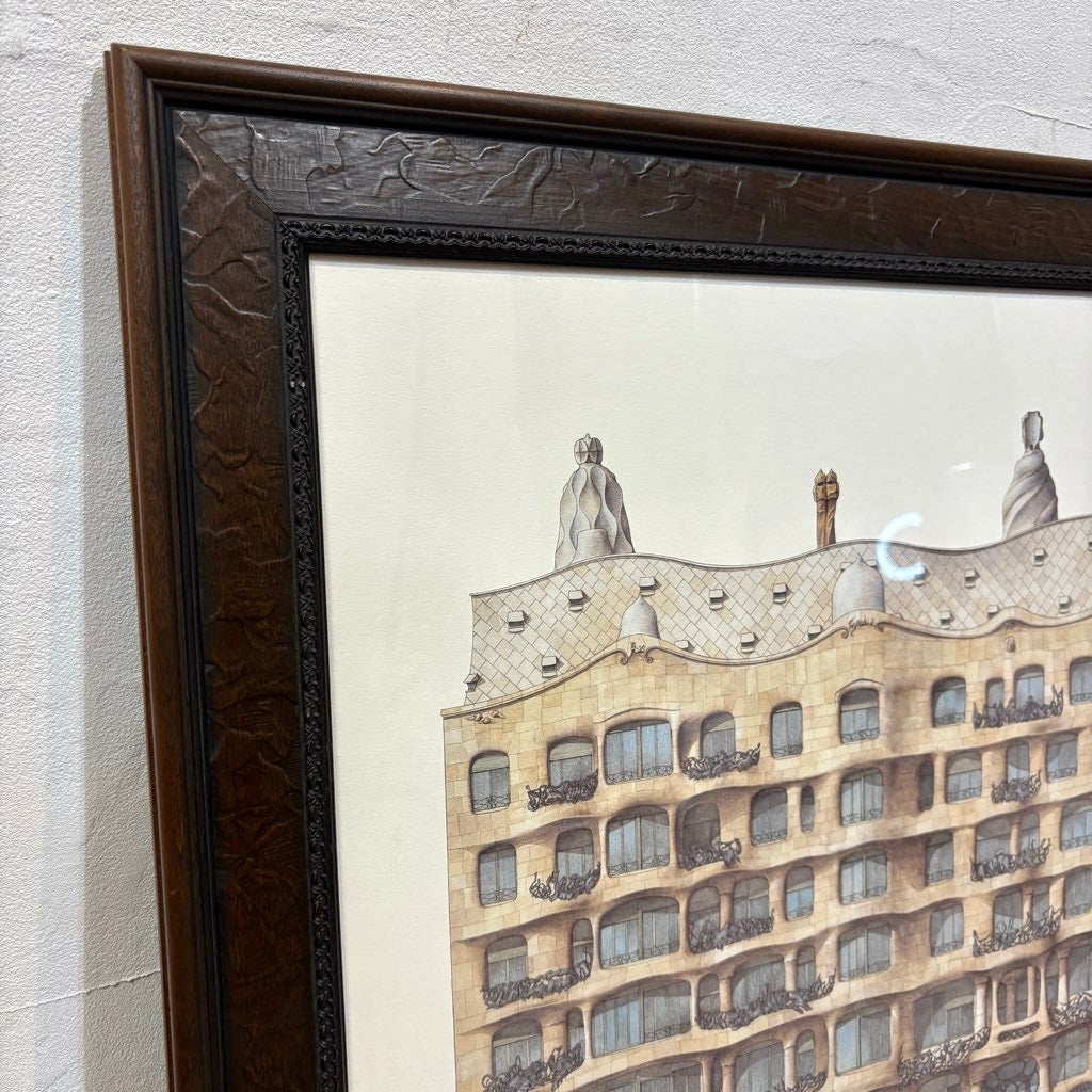 カサ・ミラ」 ポスターアントニ・ガウディ「ラ・ペドレラ」スペイン