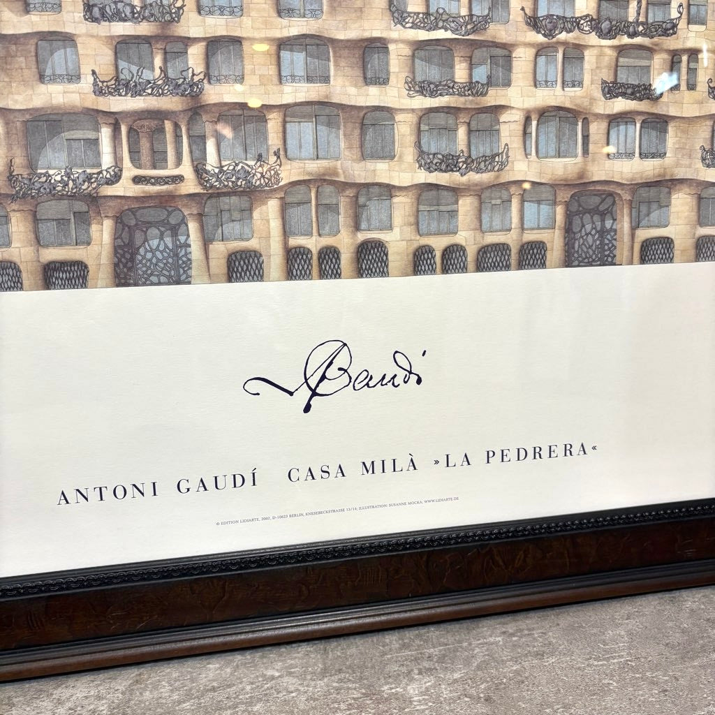 中古 訳あり ガウディ ポスター集 スペイン製 国内でガウディの独創性