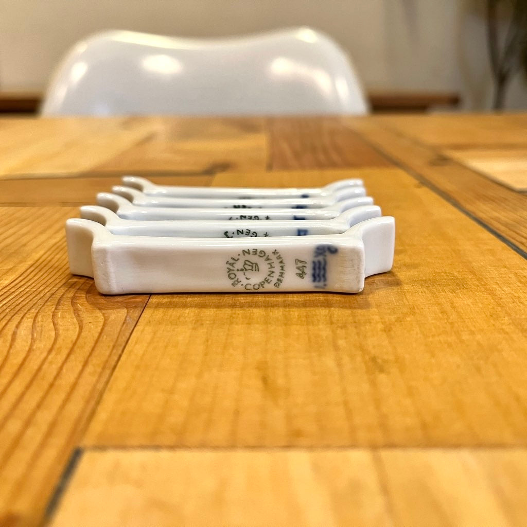 ロイヤルコペンハーゲン　カトラリーレスト　箸置き ロイヤルコペンハーゲン / ROYAL COPENHAGEN ナイフレスト 箸置き 5個
