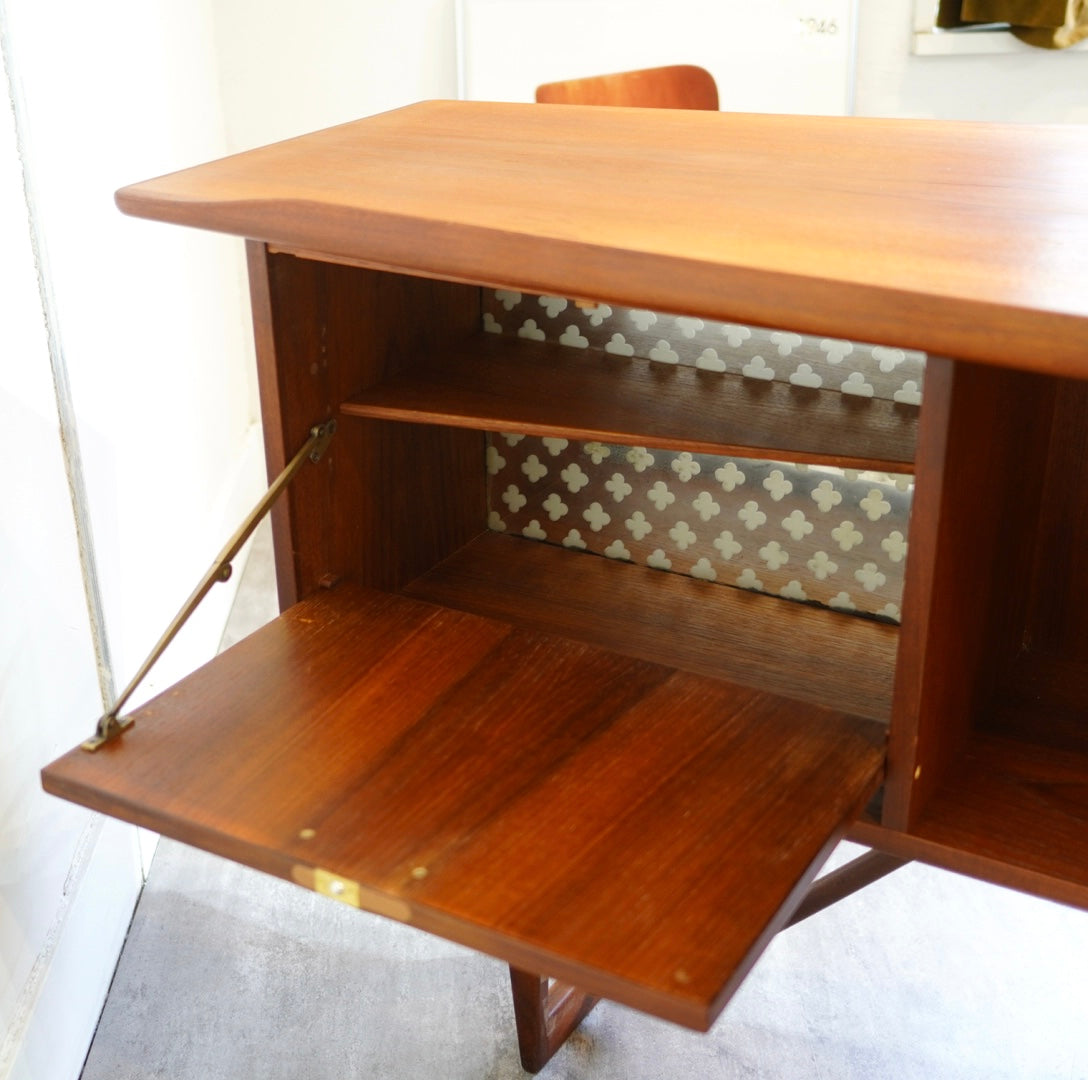 Lovig dansk design ヴィンテージ北欧ブーメランデスク Peter Løvig Nielsen チーク