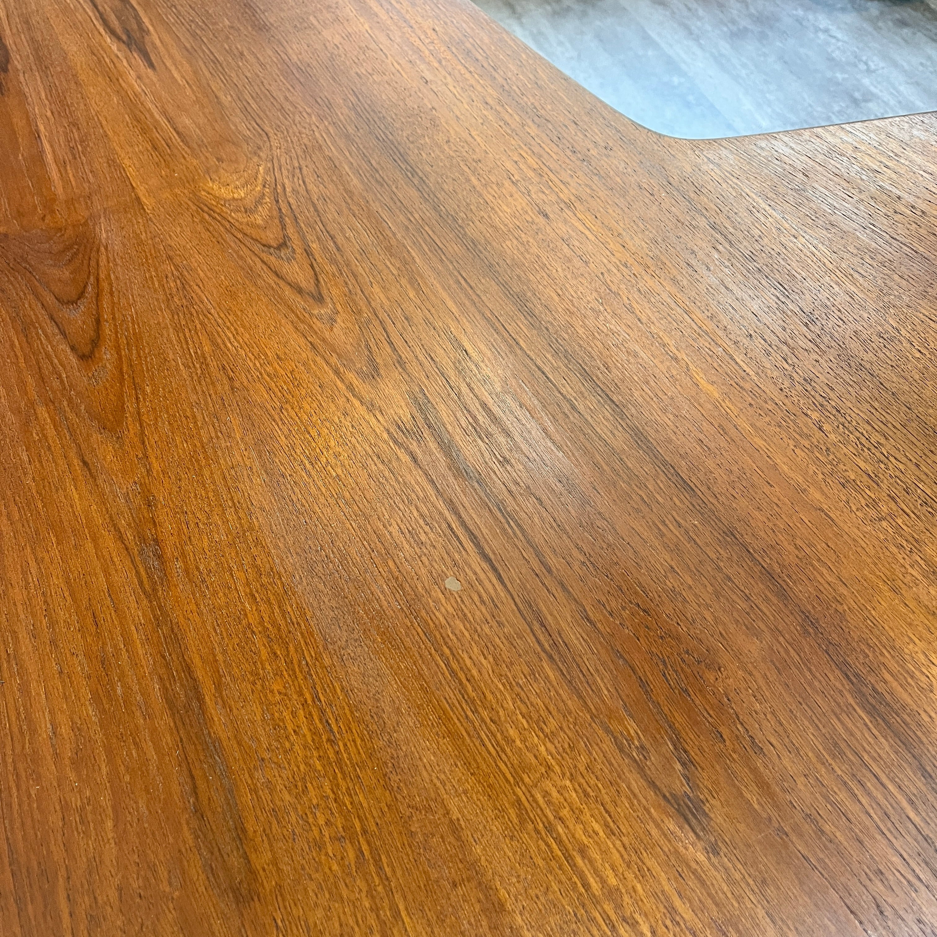 Lovig dansk design ヴィンテージ北欧ブーメランデスク Peter Løvig Nielsen チーク