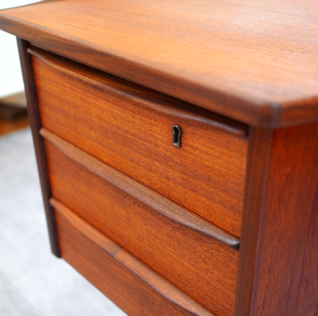 Lovig dansk design ヴィンテージ北欧ブーメランデスク Peter Løvig Nielsen チーク