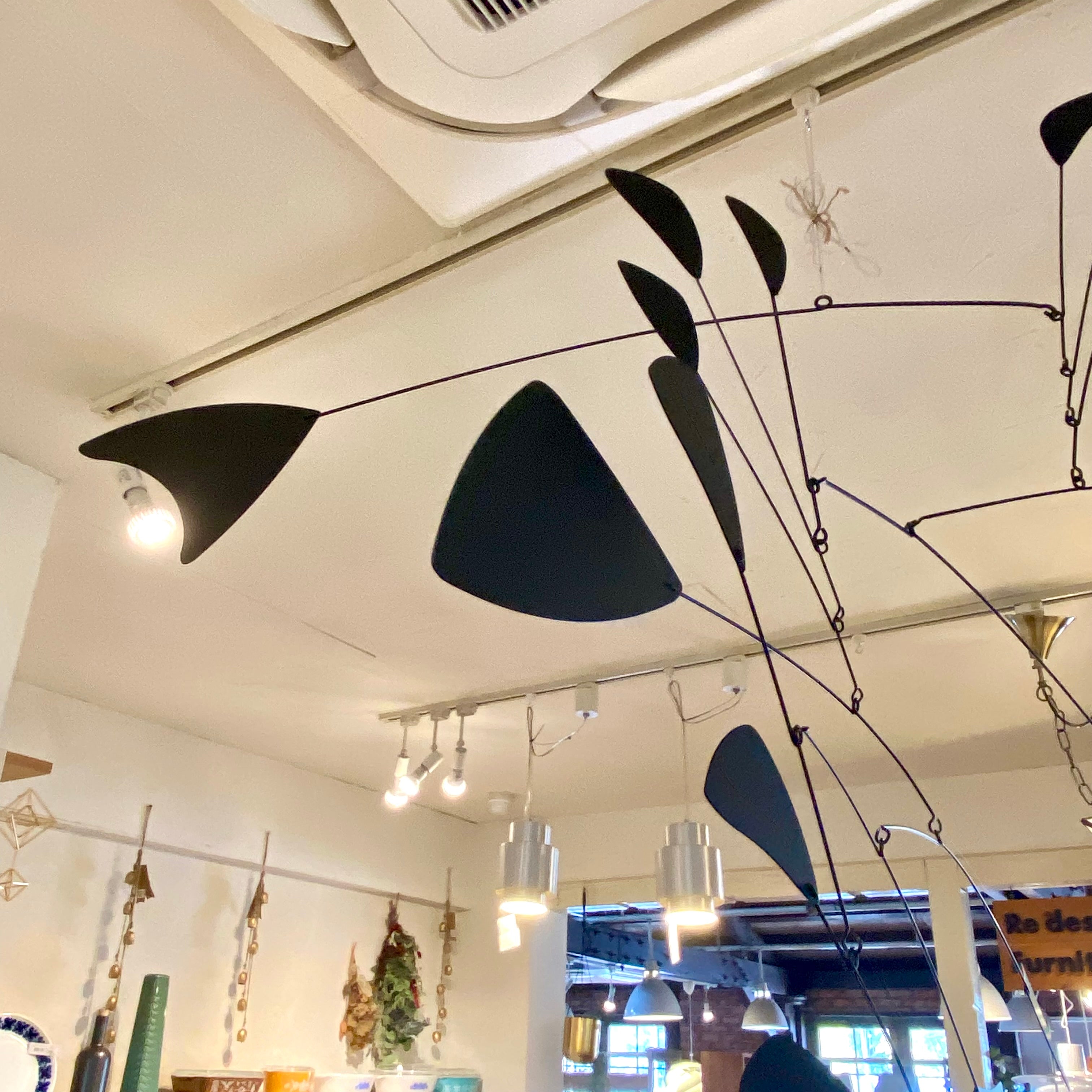 MODモビール 60’s モダン リーフ 黒 大型 - Restyle